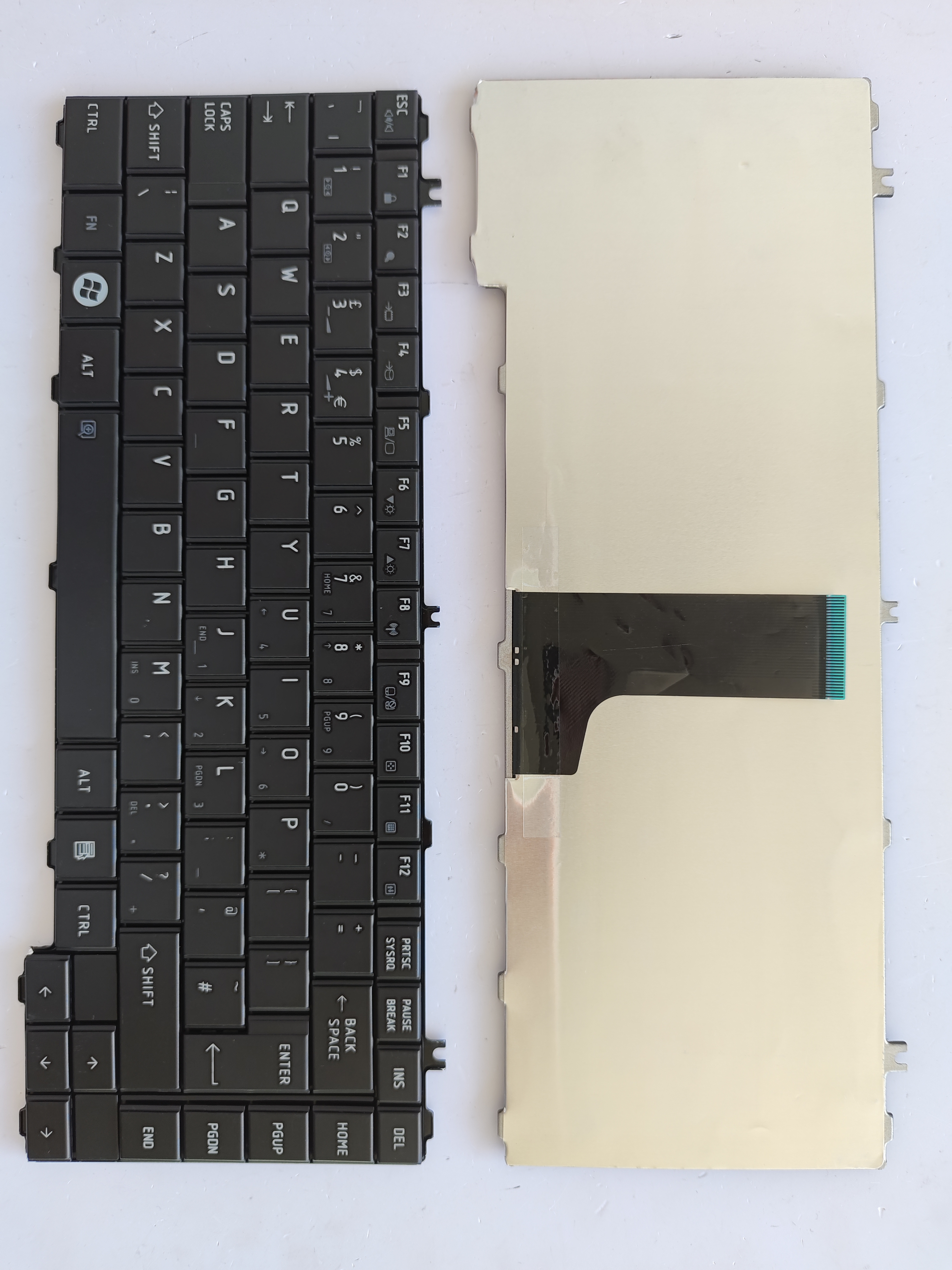 Picture of New Replacement Laptop Keyboard For TOSHIBA L600 BLACK UK Layout